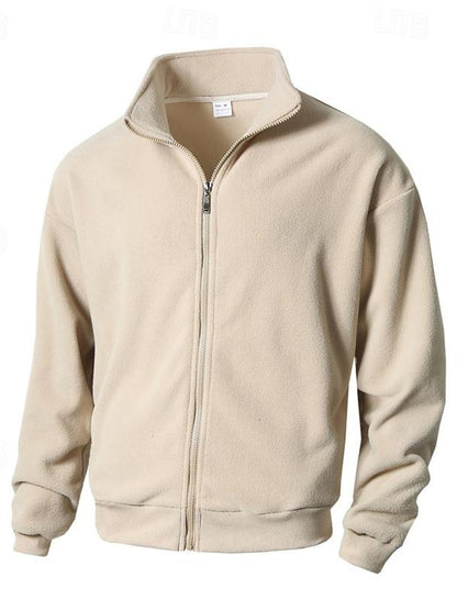 Luxuriöse Wolljacke mit Reißverschluss - Bysuited.